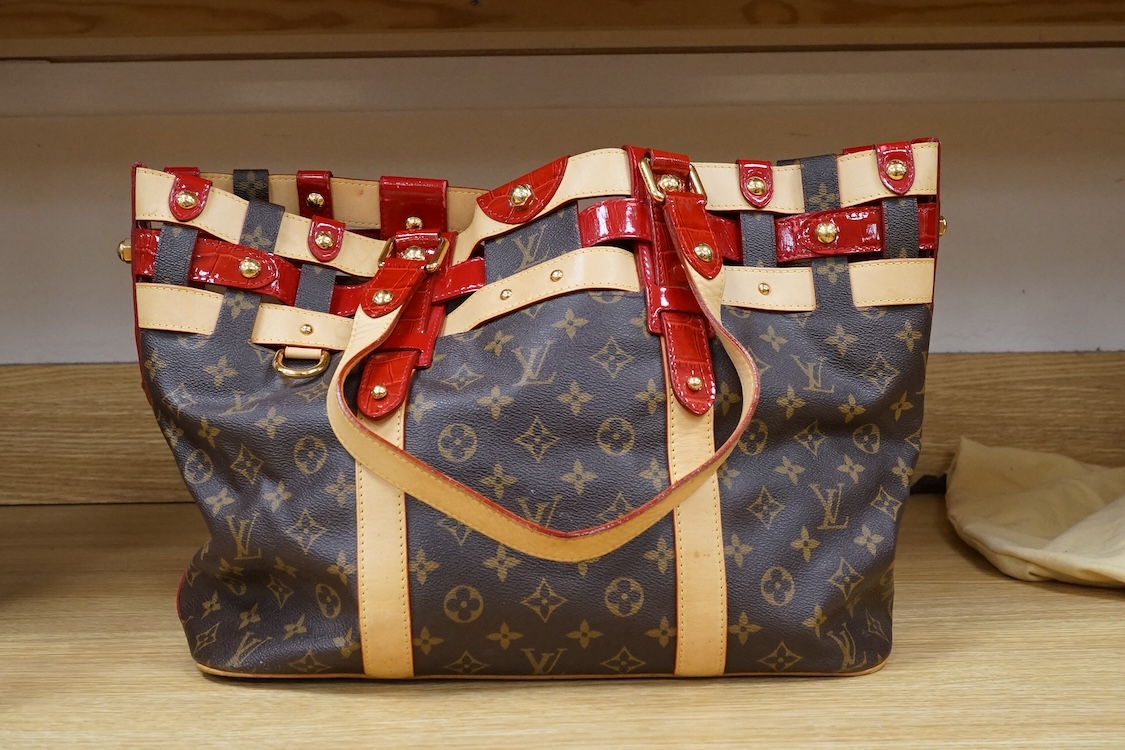 A Louis Vuitton Salina ruby monogram tote bag, numbered RC4077, with dust cover, 44cm wide